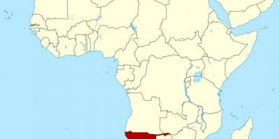 خريطة أفريقيا ناميبيا